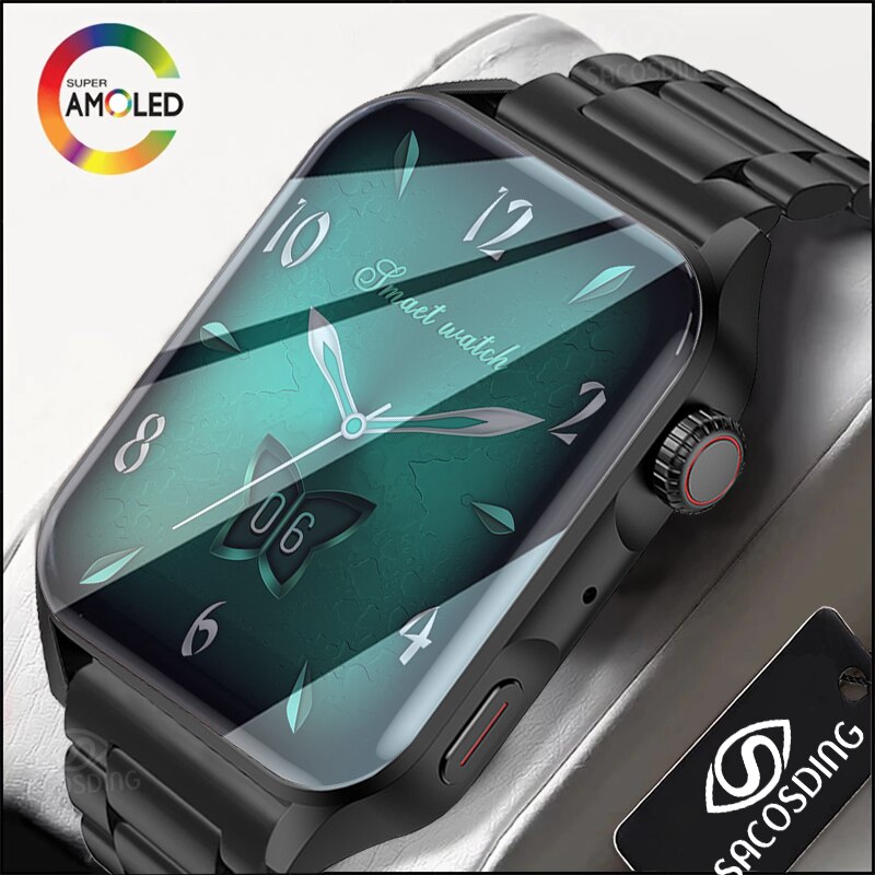 2023 ο Ʈ ġ AMOLED HD ȭ ׻ ÷ ð  ȭ  Smartwatch  ȵ̵